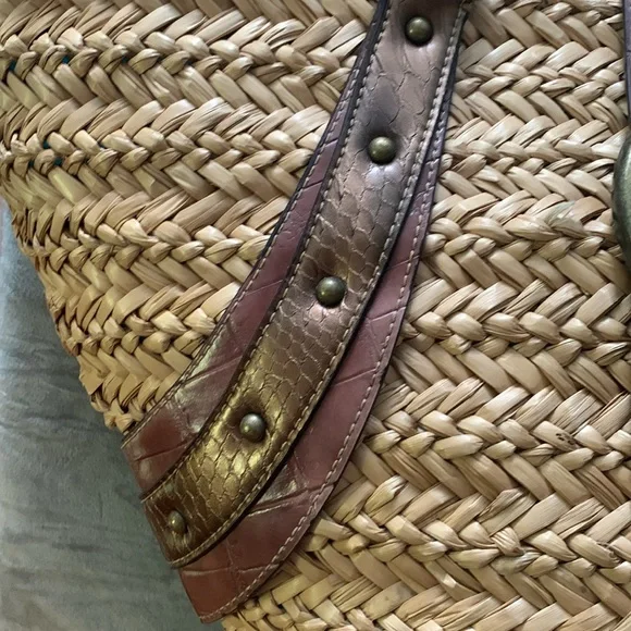 Nine West Tan and Brown Tote Bag - Picture 3 of 11